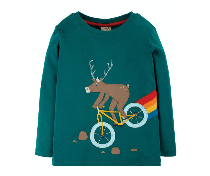 FRUGI Tričko z BIO bavlny s dlouhým rukávem Sob