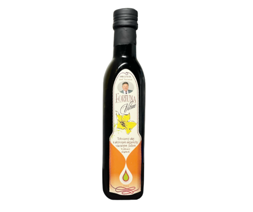 FORTUNA VITAE - Tekvicový olej s organicky viazaným jódom 250ml bioregal