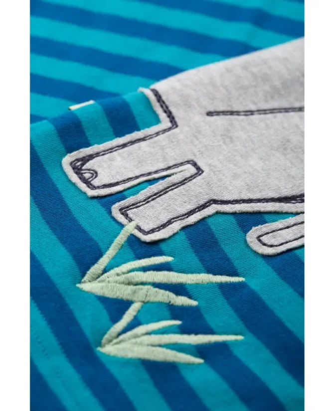 FRUGI Tričko z BIO bavlny s dlouhým rukávem RHINO