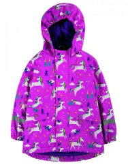 FRUGI Nepremokavá bunda Puddle Buster Jednorožec