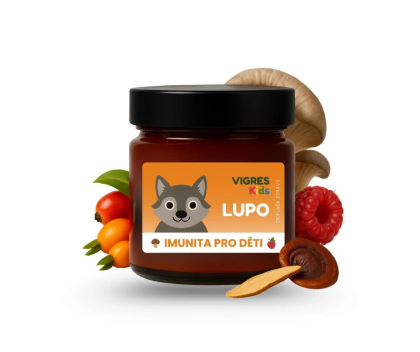 Vigres LUPO – med na podporu imunity dětí 200g
