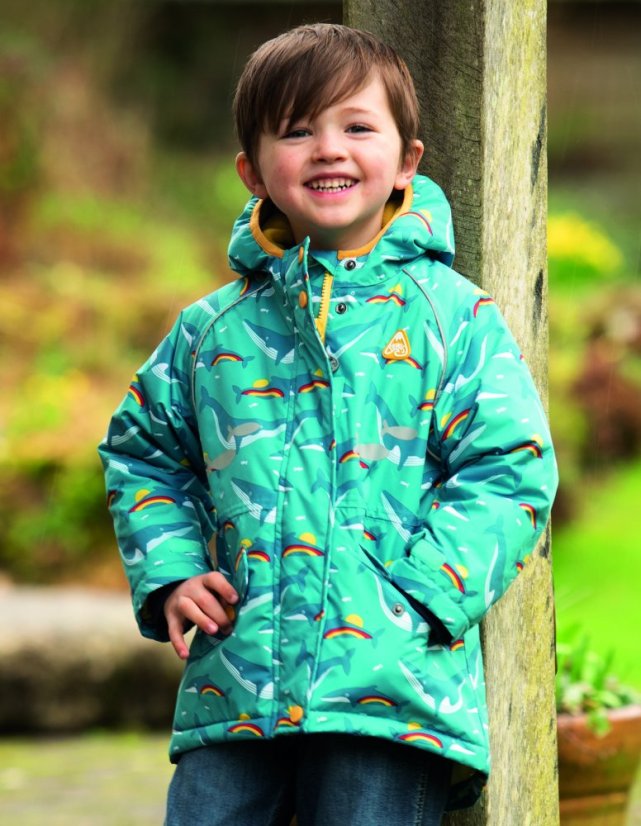 FRUGI Nepremokavá bunda Explorer Veľryba