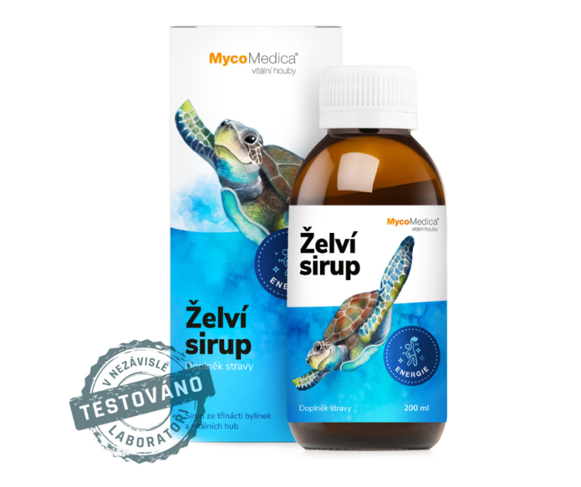 MycoBaby Želví sirup z vitálních hub a bylinek 200ml (Prevence)