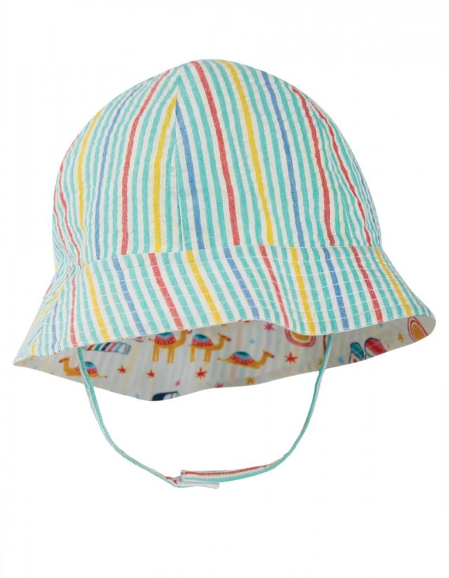 FRUGI Oboustranný klobouček z BIO bavlny TAJ MAHAL