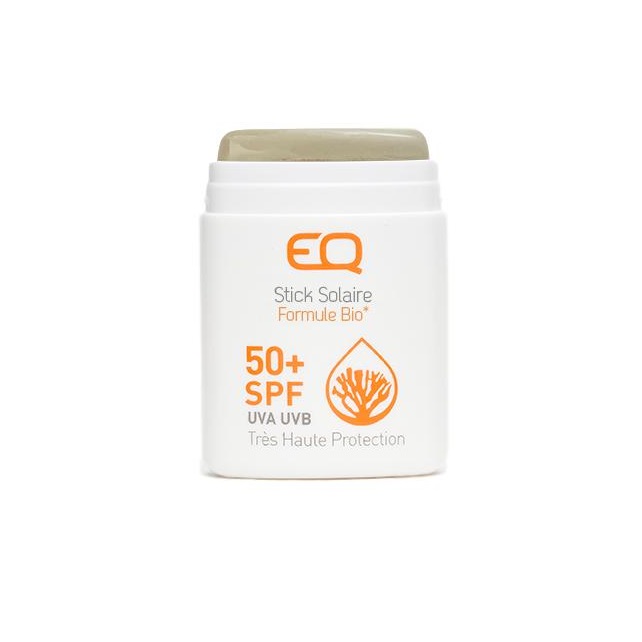 EQ 100% Prírodná minerálna tyčinka na opaľovanie Khaki SPF 50+ 10g
