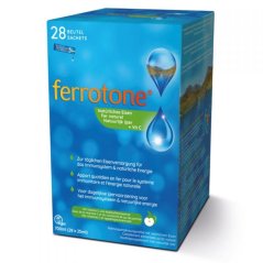 Ferrotone® 100% prírodný zdroj železa s jablkom a vitamínom C 28 denné balenie