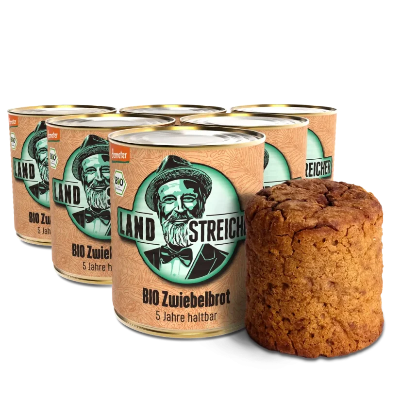 Cibulový chléb BIO Demeter trvanlivý až 5 let 400 g | Landstreicher