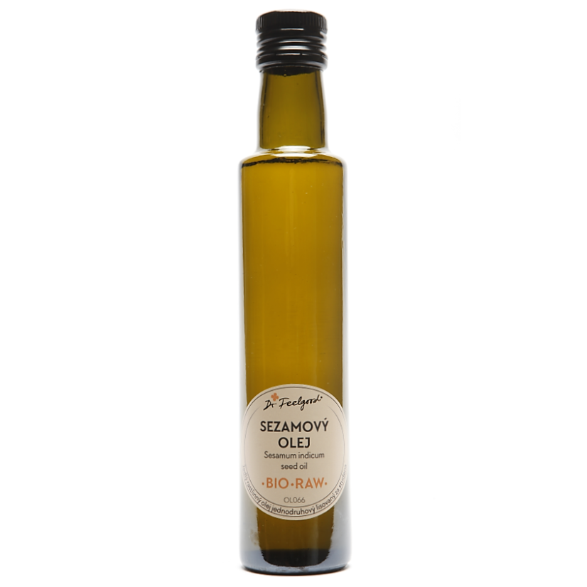 Sezamový olej BIO RAW 250 ml – vnitřní rovnováha, pokožka a energie | Dr. Feelgood Sezamový olej BIO RAW 250 ml – vnitřní rovnováha, pokožka a energie | Dr. Feelgood