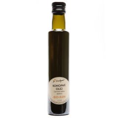 Dr. Feelgood Konopný olej BIO RAW 250ml sklo