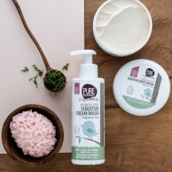 Pure Beginnings PROBIOTICKÉ krémové tělové mýdlo pro citlivou dětskou pokožku bez vůně BIO 250ml