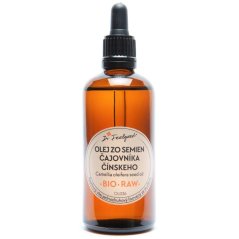 Olej z čajovníku čínského BIO RAW 100ml pipeta – hluboká hydratace, rozjasnění a pružnost pleti | Dr. Feelgood