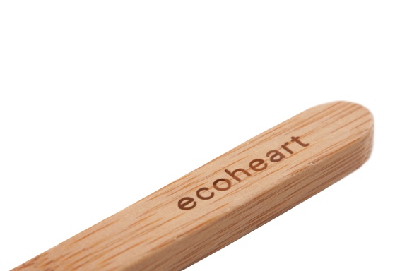 EcoHeart Bambusový zubní kartáček Extra Soft Černý ve skleněném pouzdře
