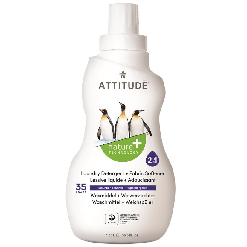 Attitude Prací gel a aviváž 2v1 s vůní Mountain Essentials 1050 ml (35 pracích dávek) Attitude Prací gel a aviváž 2v1 s vůní Mountain Essentials 1050 ml (35 pracích dávek)
