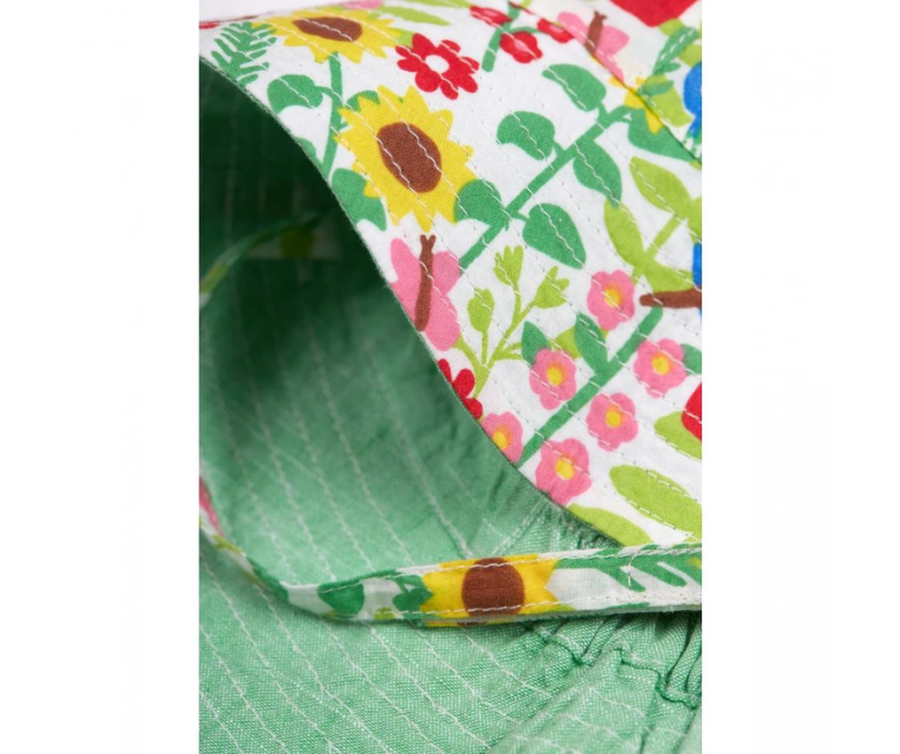 FRUGI Oboustranný klobouček z BIO bavlny CHAMBRAY