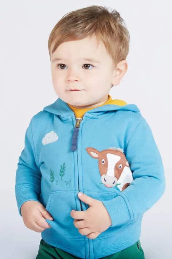 FRUGI Mikina z organické bavlny BÝČEK