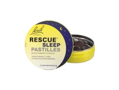 Dr. Bach Rescue® Krizové Night pastilky pro klidný spánek Černý rybíz 50g