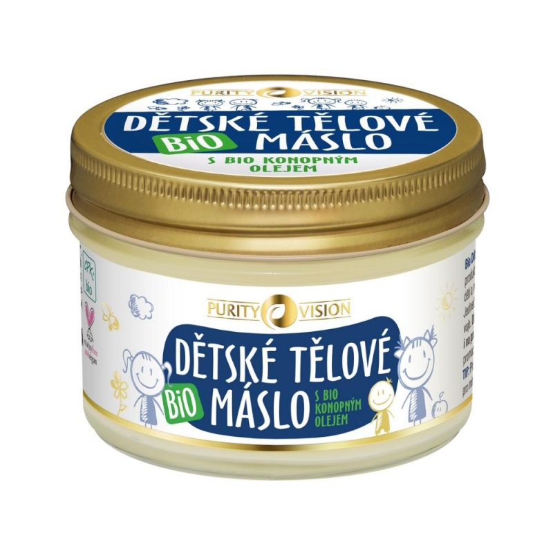 Purity Vision Dětské tělové máslo BIO 200ml Purity Vision Dětské tělové máslo BIO 200ml