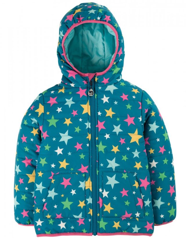 FRUGI Oboustranná voděodolná bunda Stars