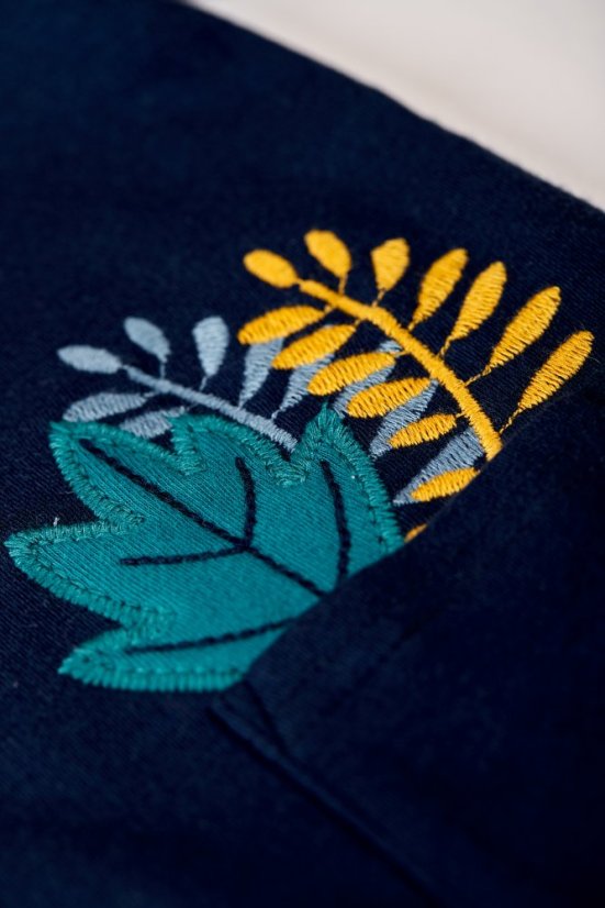 FRUGI oboustranné šaty z BIO bavlny Sova