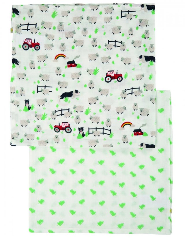 FRUGI Mušelínová plenková osuška - 2-balení