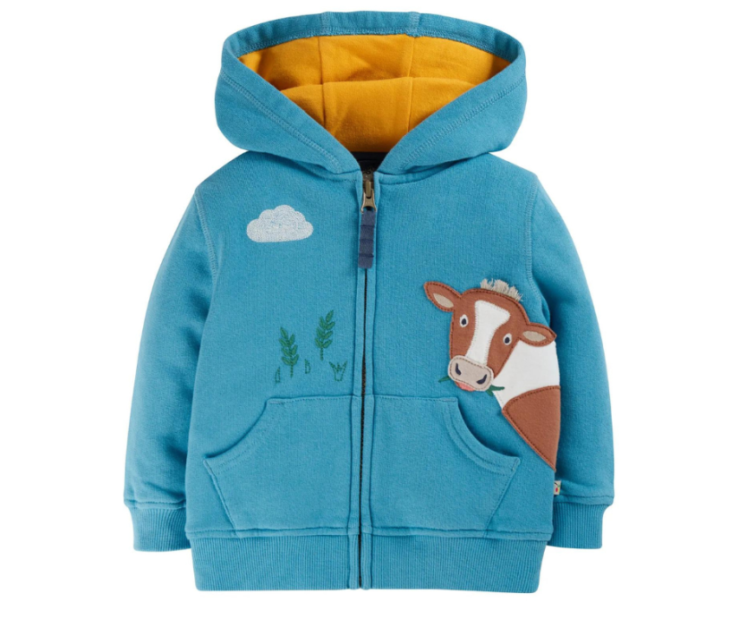 FRUGI Mikina z organické bavlny BÝČEK