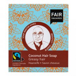 Fair Squared Tuhý šampón kokosový pre mastné vlasy 2x80g