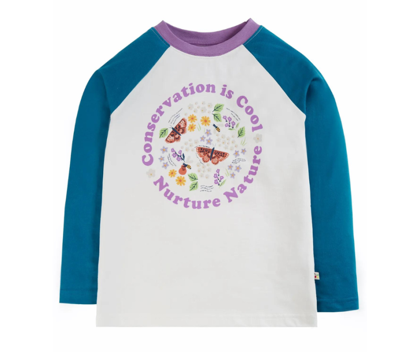 FRUGI Tričko z BIO bavlny s dlouhým rukávem NURTURE NATURE I.