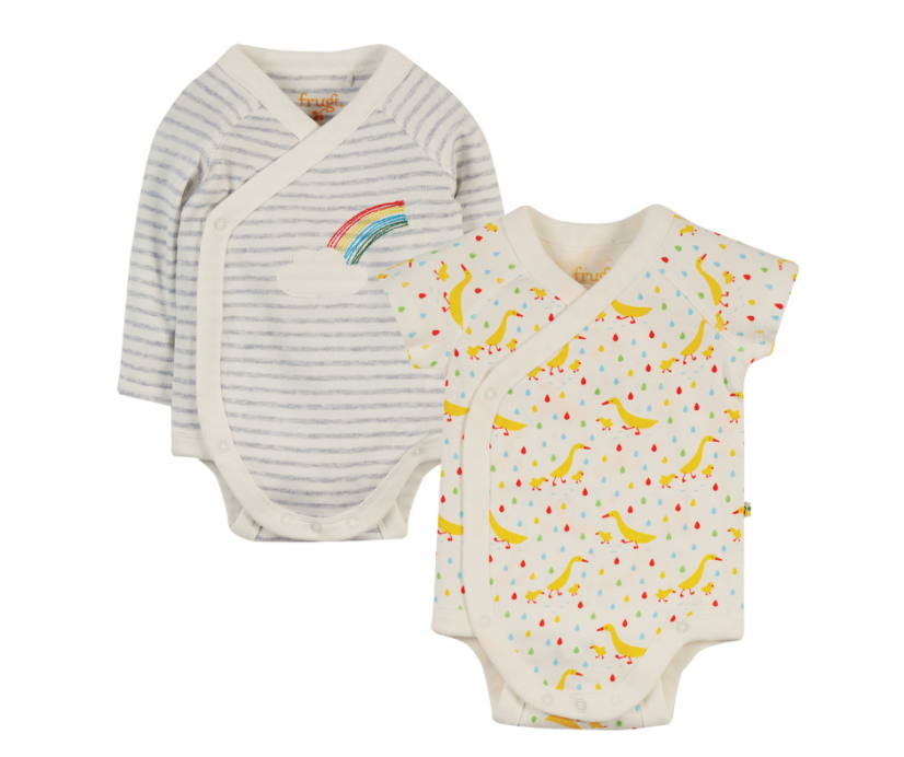 FRUGI Body z BIO bavlny DUCK 2-balení