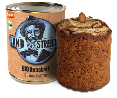 Žitný ořechový chléb BIO Demeter trvanlivý až 5 let 400g | Landstreicher