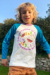 FRUGI Tričko z BIO bavlny s dlhým rukávom NURTURE NATURE I.
