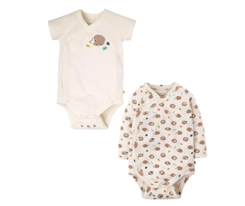 FRUGI Body z BIO bavlny JEŽEK 2-balení