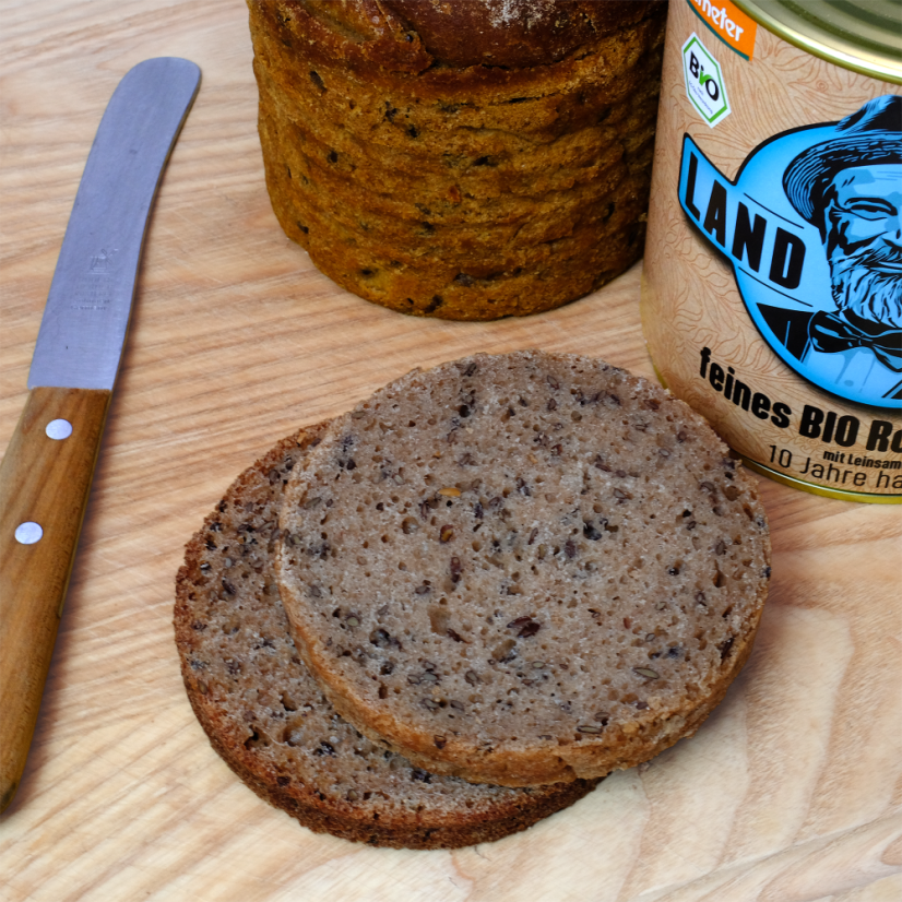 Žitný chlieb BIO Demeter trvanlivý až 10 rokov 420g | Landstreicher