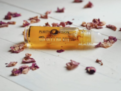 Purity Vision Růžový olej na rty s Q10  BIO 10ml