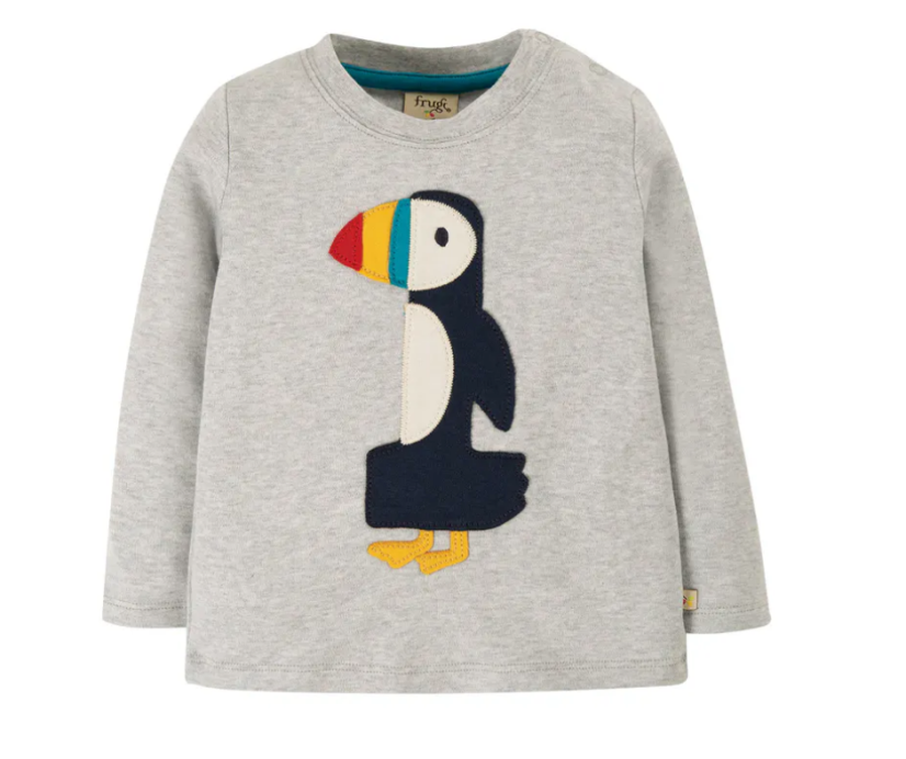 FRUGI Tričko z BIO bavlny s dlhým rukávom Magic No.1