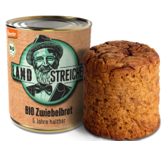 Cibuľový chlieb BIO Demeter trvanlivý až 5 rokov 400g | Landstreicher