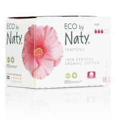 Naty Dámské ECO tampóny super (18 ks)