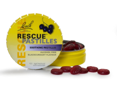Dr. Bach Rescue® Krizové pastilky Černý rybíz 50g bioregal1