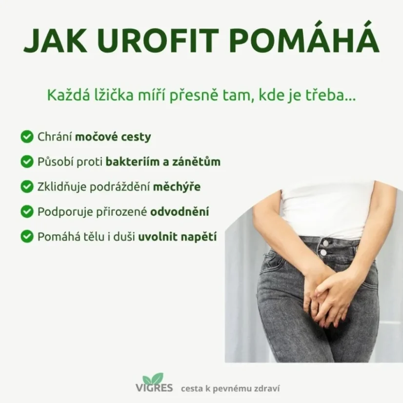 Vigres UROFIT - med na podporu močového měchýře 900g
