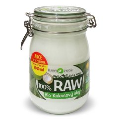 Purity Vision Kokosový olej BIO RAW 900+100ml