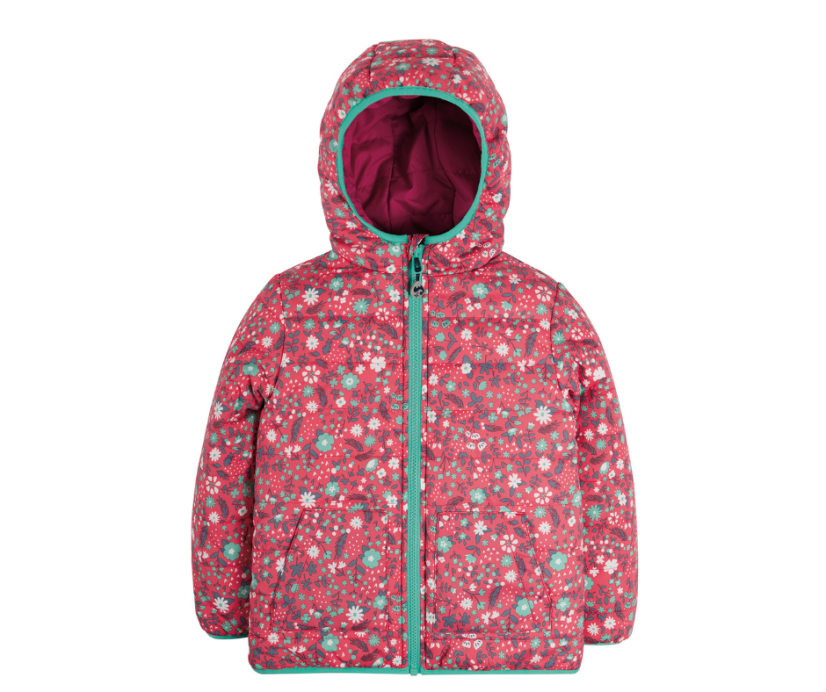 FRUGI Oboustranná voděodolná bunda Pink Mountain