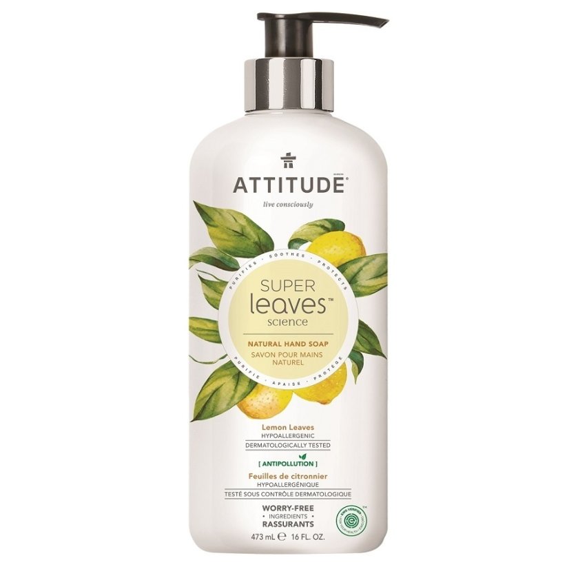 Attitude Mýdlo na ruce Super Leaves s detoxikačním účinkem, citrusové listy 473ml Attitude Mýdlo na ruce Super Leaves s detoxikačním účinkem, citrusové listy 473ml