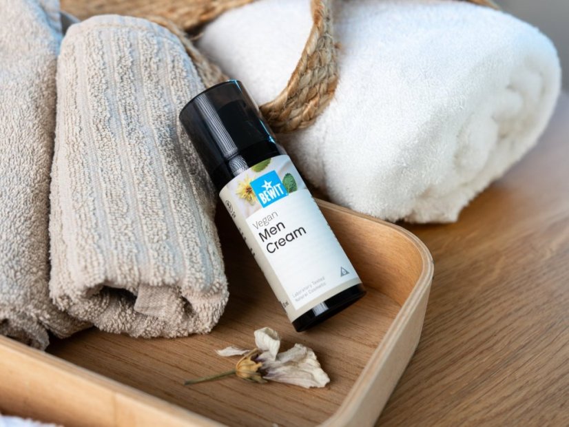 BEWIT Hydratační pánský krém – Men Cream – chladivé osvěžení a rovnováha pro mužskou pleť  50ml