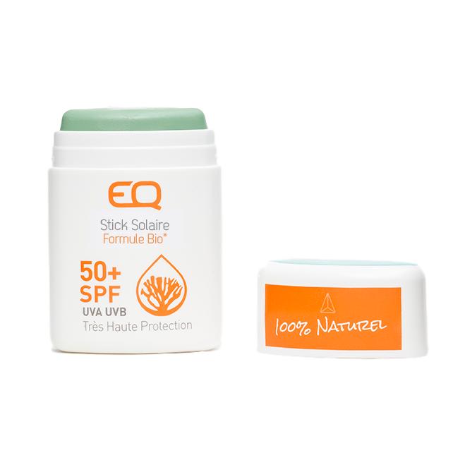 EQ 100% Přírodní minerální tyčinka na opalování Zelená SPF 50+ 10g