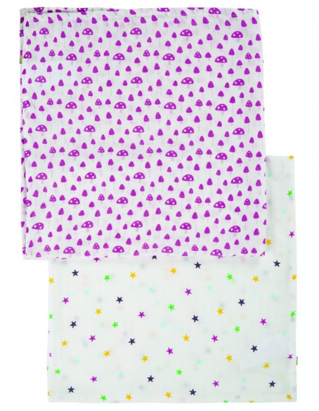 FRUGI Mušelínová plenková osuška - dvoubalení