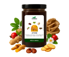 Vigres ATOM – med s vitálními houbami pro srdce 900g