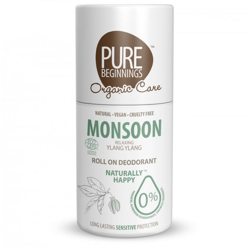 Pure Beginnings Roll On Deodorant Monsoon BIO 75ml