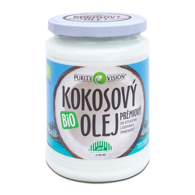 Purity Vision Kokosový olej panenský BIO 600ml