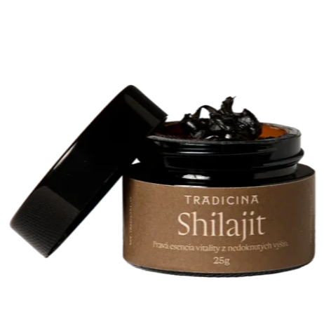 Shilajit RAW z Himalájí 25g – prírodný adaptogén pre telo a myseľ | Tradicina