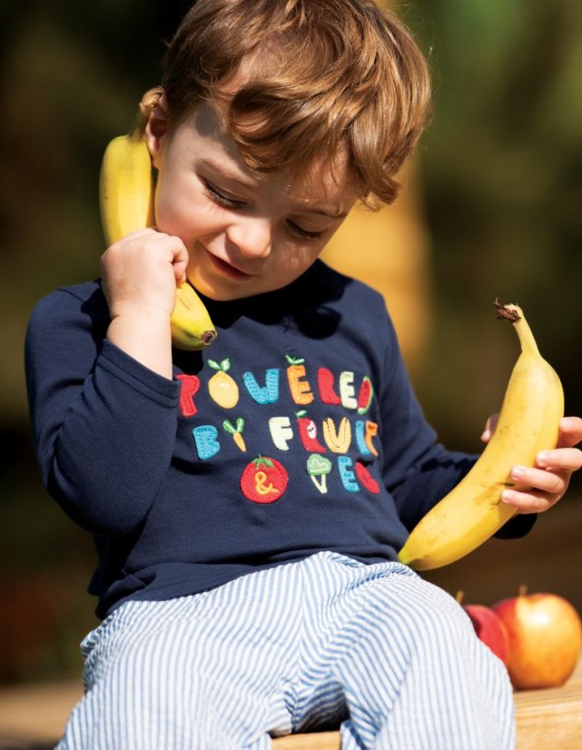 FRUGI Tričko z BIO bavlny s dlhým rukávom FRUIT
