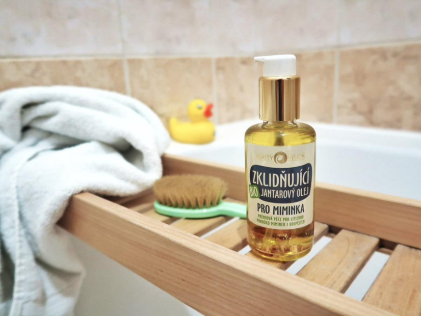 Purity Vision Zklidňující jantarový olej pro miminka 95ml